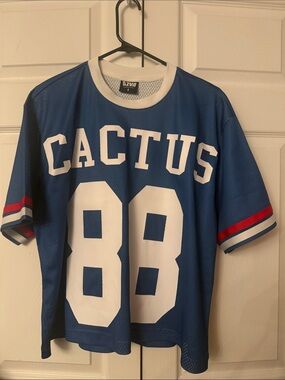 Cactus 88 Women's Blue Athletic Mesh Jersey